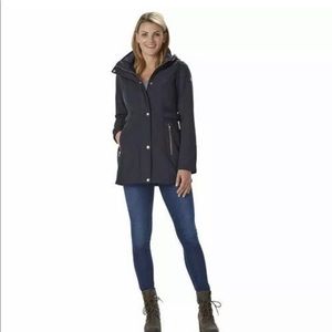 Jessica Simpson Women's Hooded Softshell Coat Navy